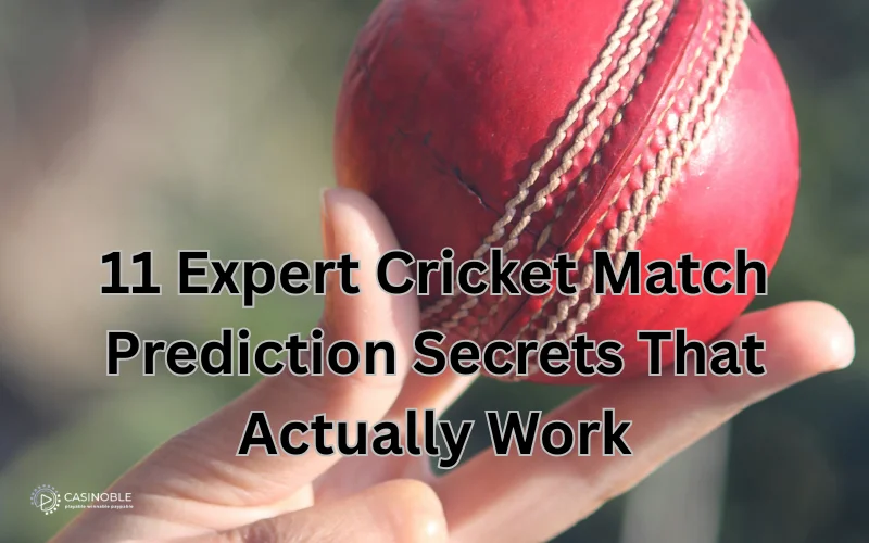 expert cricket match prediction
